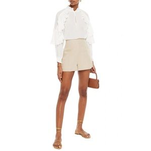 Maje size 3 ruffle letreo blouse